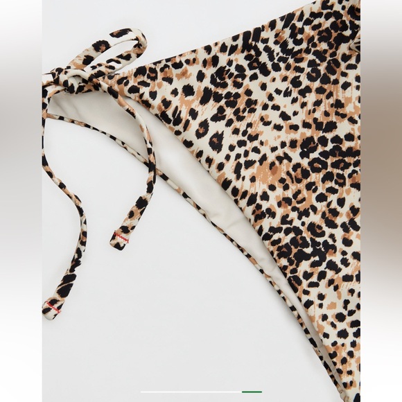 NWT Aerie Sun Bum Bikini Bottom Cheetah Print XS - Picture 3 of 5
